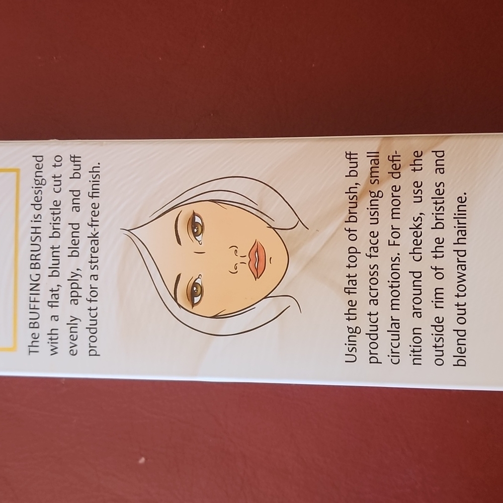 ❤️HPx2❤️ NIB The Beauty Shop: Buffing Brush, Rose/pink - Picture 7 of 8